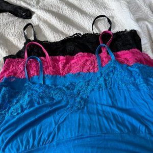 Lace Camis - lot of 3